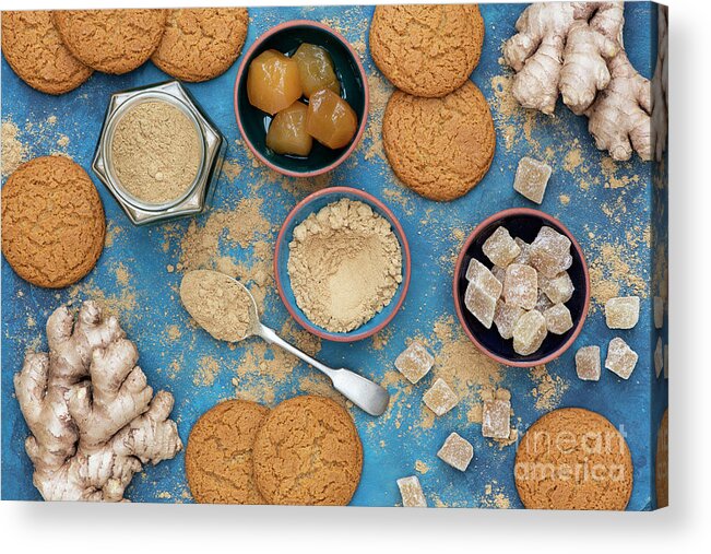 Ginger Powder Acrylic Print featuring the photograph Everyting Ginger by Tim Gainey
