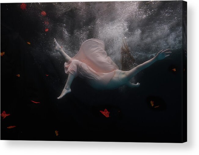 Fallen Acrylic Print featuring the photograph Falling - X by Mark Rogers