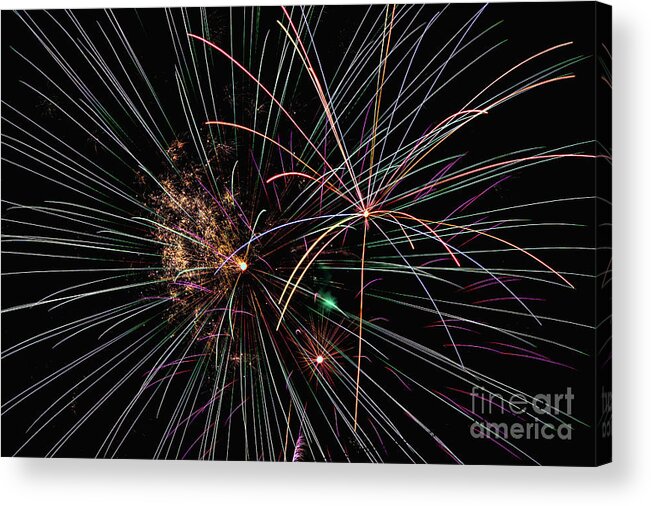 Symphony Acrylic Print featuring the photograph Finale of Color by Amy Dundon