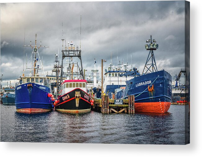 Boats & Ships Acrylic Print featuring the photograph Fishing Fleet by Jim Thompson