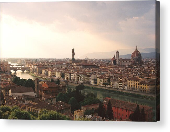 Italy Acrylic Print featuring the photograph Florence by Claude Taylor