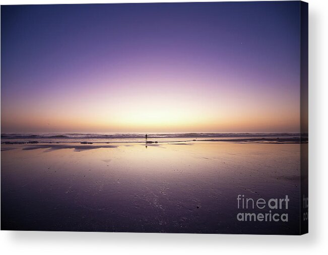 Dawn Acrylic Print featuring the photograph Flow by Becqi Sherman