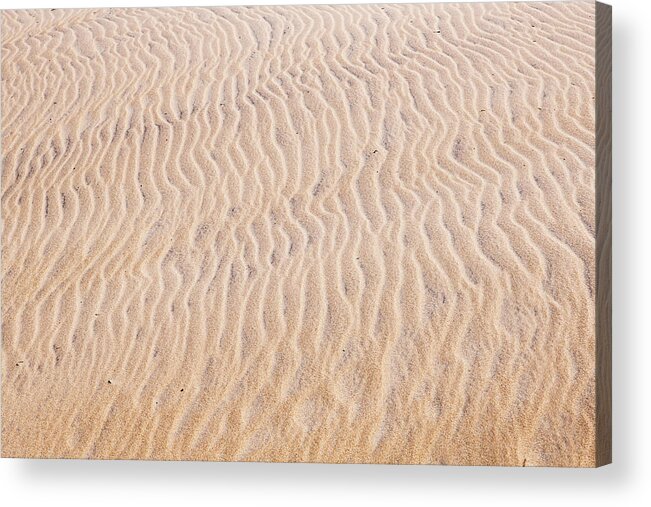 Beach Acrylic Print featuring the photograph Flowing Sand by Rose Guinther