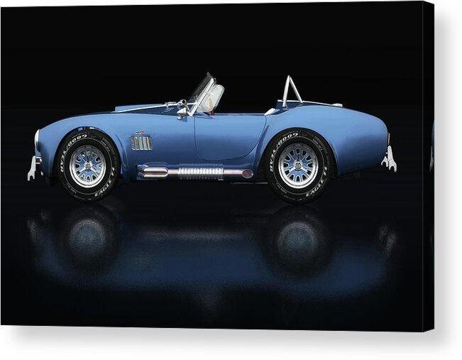 Automobile Acrylic Print featuring the photograph Ford AC Cobra 427 Shelby Lateral View by Jan Keteleer