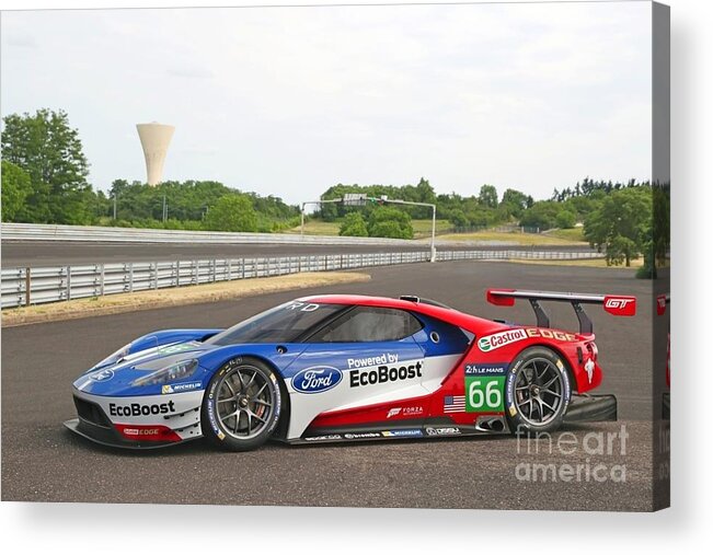 Nascar Acrylic Print featuring the photograph Ford by Action