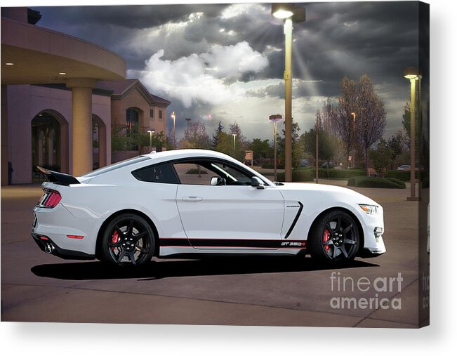 Ford Mustang Gt350r Acrylic Print featuring the photograph Ford Mustang GT350R by Dave Koontz