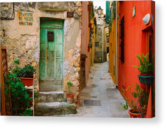 France Acrylic Print featuring the photograph France by Claude Taylor