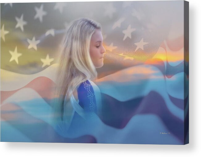2d Acrylic Print featuring the photograph Freedom Isn't Free by Brian Wallace