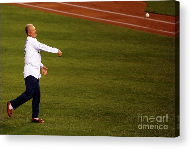 People Acrylic Print featuring the photograph George Brett by Kyle Rivas