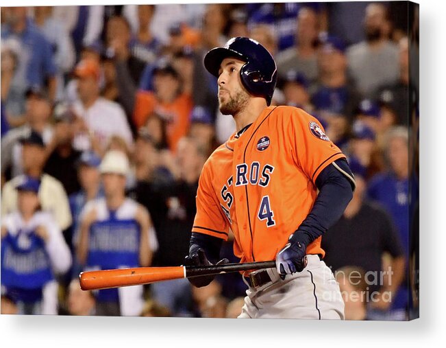 Second Inning Acrylic Print featuring the photograph George Springer by Harry How