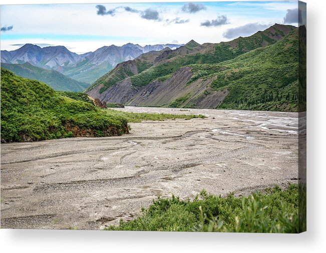 River Acrylic Print featuring the photograph Glacial River by Will Wagner