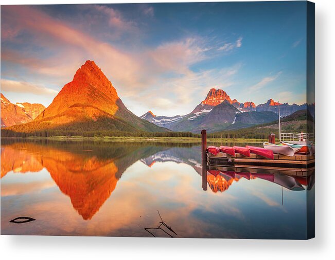 Glacier Acrylic Print featuring the photograph Glacier Morning by Andrew Soundarajan