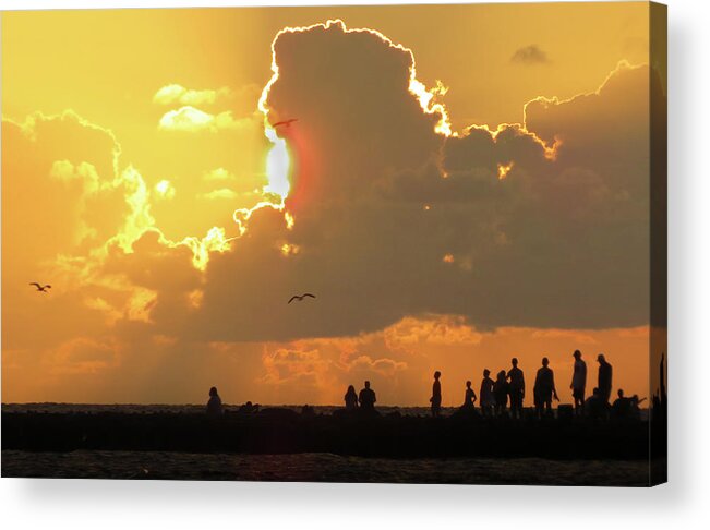 Glorious Acrylic Print featuring the photograph Glory Be... by Vicky Edgerly