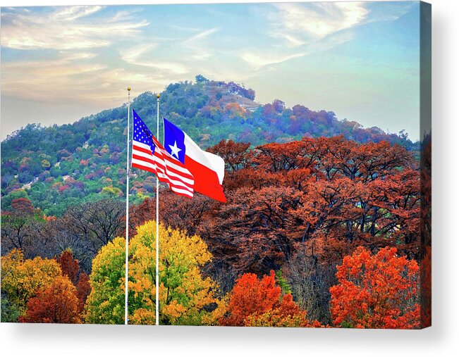 Texas Hill Country Acrylic Print featuring the photograph Glory Days in the Hill Country by Lynn Bauer