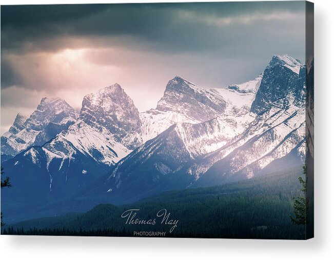 Alberta Acrylic Print featuring the photograph Glow by Thomas Nay
