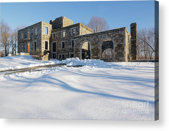 19th Century Mansion Acrylic Print featuring the photograph Goddard Mansion - Cape Elizabeth Maine by Erin Paul Donovan