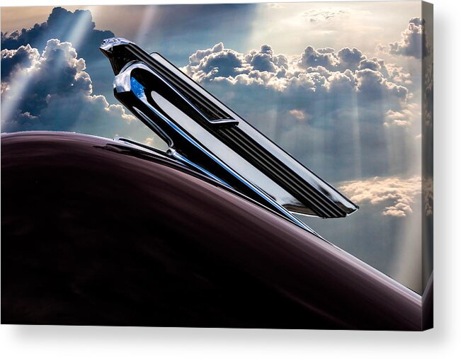 Hood Ornament Acrylic Print featuring the photograph Goddess by Carrie Hannigan
