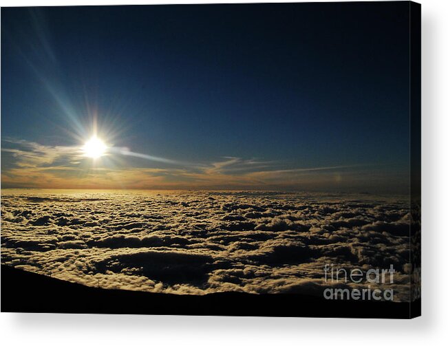 Photography Acrylic Print featuring the photograph Haleakala Sunset 5 by Stephanie Gambini
