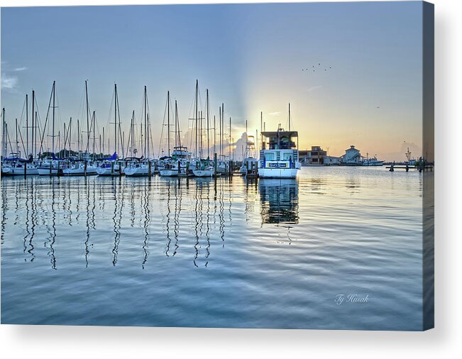 Boats Acrylic Print featuring the photograph Harbor Inspiration by Ty Husak