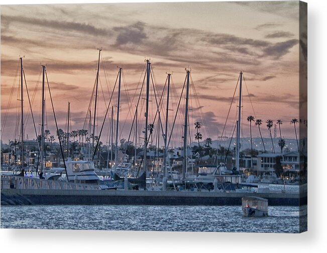 Boats Acrylic Print featuring the photograph Harbor Life by Tom Kelly