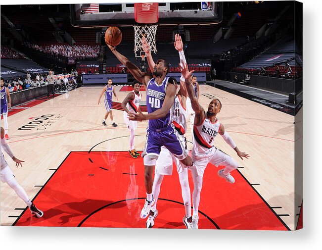 Harrison Barnes Acrylic Print featuring the photograph Harrison Barnes by Sam Forencich