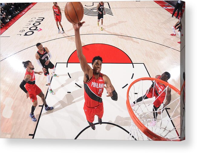 Nba Pro Basketball Acrylic Print featuring the photograph Hassan Whiteside by Sam Forencich