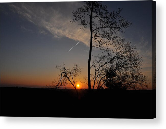 Soleil Acrylic Print featuring the photograph Hautes Fagnes by Martine Heukemes