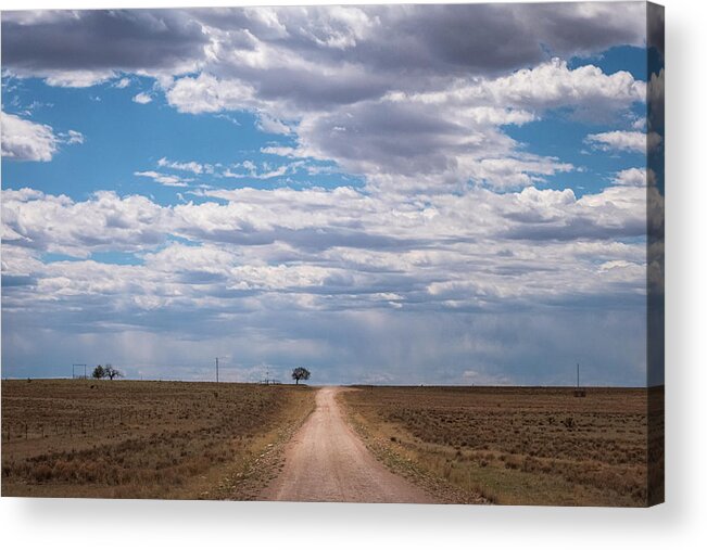 Scenic Acrylic Print featuring the photograph Headed West by Mary Lee Dereske