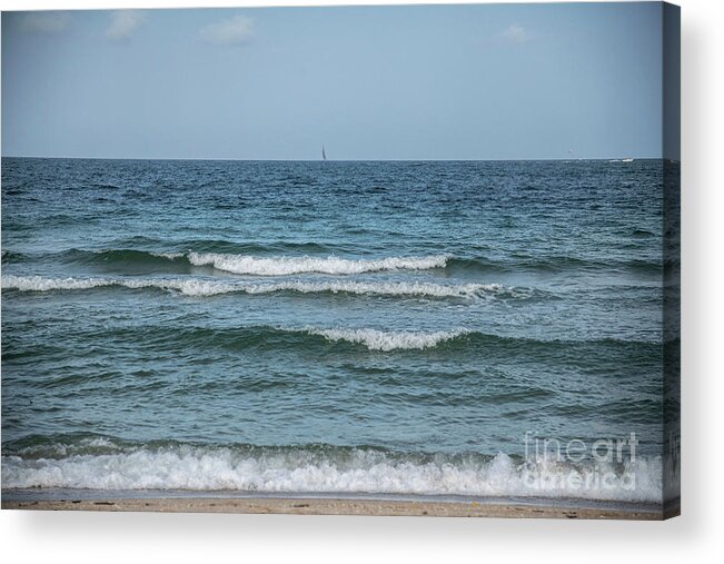 4723 Acrylic Print featuring the photograph High Tide at the beach by FineArtRoyal Joshua Mimbs