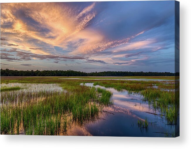  Acrylic Print featuring the photograph Hobcaw Sunrise by Jim Miller
