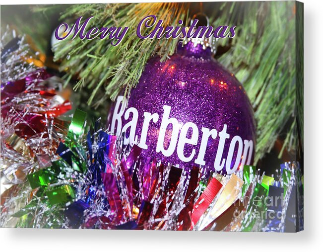 Barberton Acrylic Print featuring the photograph Hometown bulb by Darrell Foster