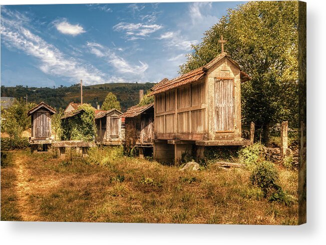 Horreo Acrylic Print featuring the photograph Horreo Galego by Micah Offman