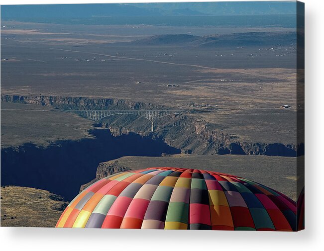 Balloon Acrylic Print featuring the photograph Hot Air Balloon #2 by Steve Templeton