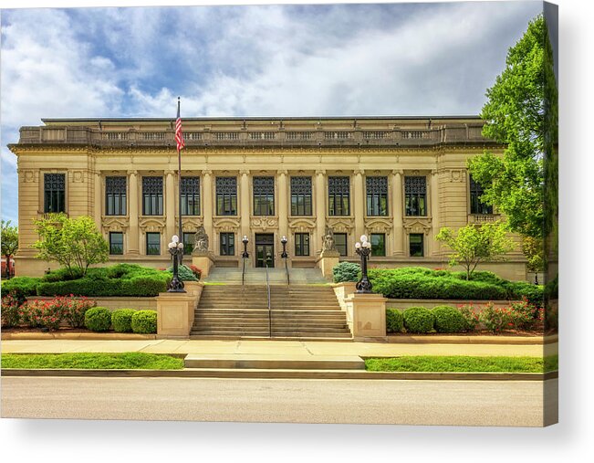 Illinois Supreme Court Acrylic Print featuring the photograph Illinois Supreme Court - Springfield, Illinois by Susan Rissi Tregoning