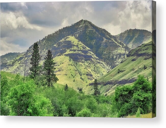 Hill Acrylic Print featuring the photograph Imnaha Hills by Loyd Towe Photography