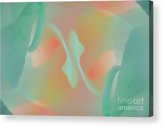 Infinity Acrylic Print featuring the photograph Infinitely Soft by Bentley Davis