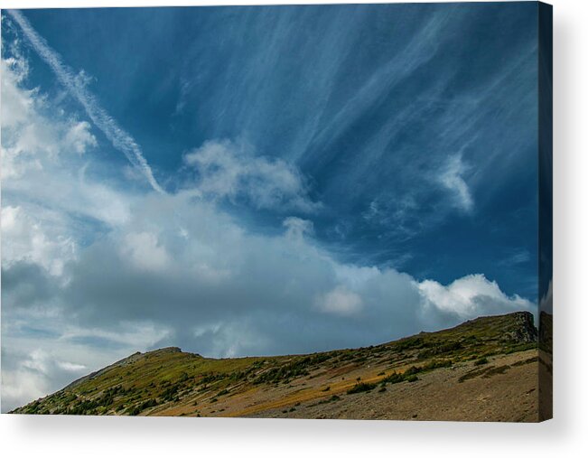 Mount Rainier National Park Acrylic Print featuring the photograph Into the Sky by Doug Scrima