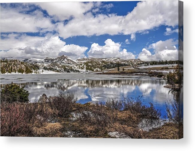 Reflection Acrylic Print featuring the photograph Island Lake by Randall Dill