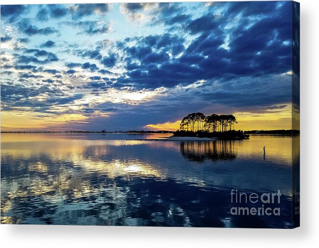 Island Acrylic Print featuring the photograph Island Sunset, Perdido Key, Florida by Beachtown Views