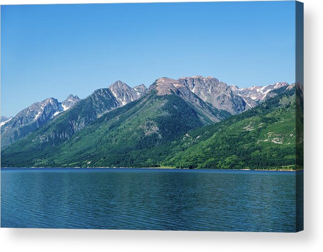 Wyoming Acrylic Print featuring the photograph Jackson Lake in Wyoming by Rose Guinther