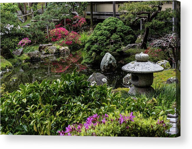 Architecture Acrylic Print featuring the photograph Japanese Tranquility by Stewart Helberg