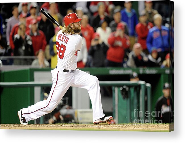 American League Baseball Acrylic Print featuring the photograph Jayson Werth by Greg Fiume