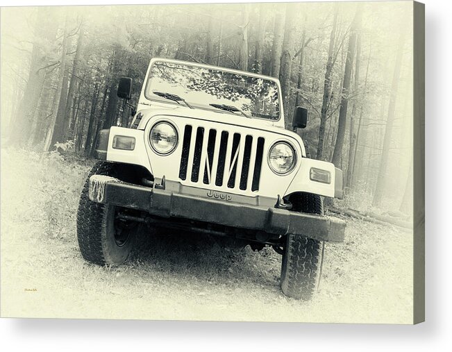Jeep Acrylic Print featuring the photograph Jeep Wrangler TJ by Christina Rollo