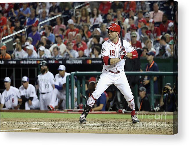 People Acrylic Print featuring the photograph Joey Votto by Rob Carr