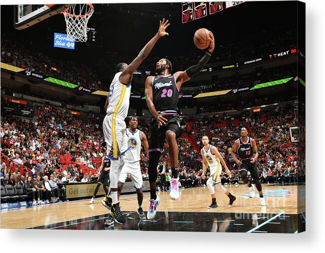 Justise Winslow Acrylic Print featuring the photograph Justise Winslow by Jesse D. Garrabrant