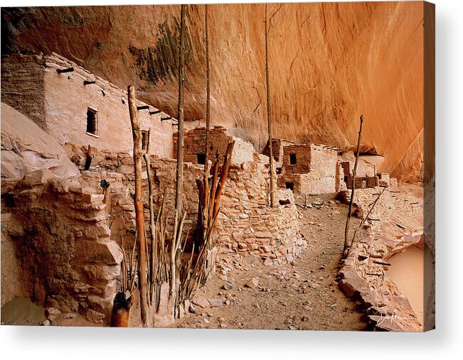 Navajo National Monument Acrylic Print featuring the photograph Keet Seel by Dan Norris