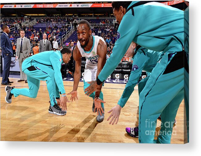 Kemba Walker Acrylic Print featuring the photograph Kemba Walker by Barry Gossage