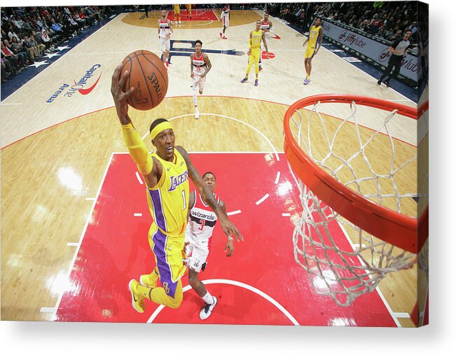 Nba Pro Basketball Acrylic Print featuring the photograph Kentavious Caldwell-pope by Ned Dishman