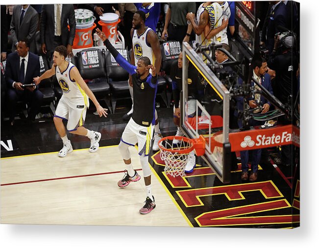 Kevin Durant Acrylic Print featuring the photograph Kevin Durant by Mark Blinch
