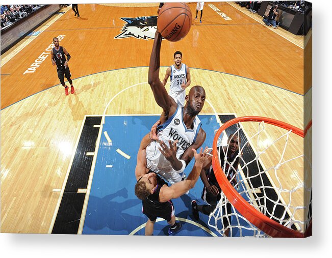 Sport Acrylic Print featuring the photograph Kevin Garnett by Andrew D. Bernstein